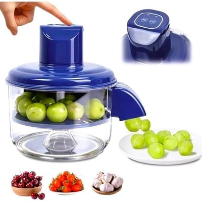 Automatic Vegetable Peeling Machine, Rechargeable Electric Fruit and Vegetable Peeler Suitable for Grapes, Cherry Tomatoes, Garlic_img_0