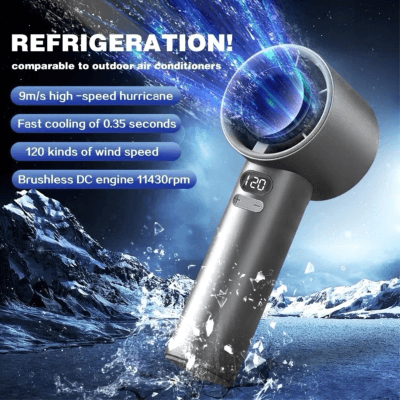 M11 Handheld Fan Portable Bladeless Mini Fan rechargeable_img_3