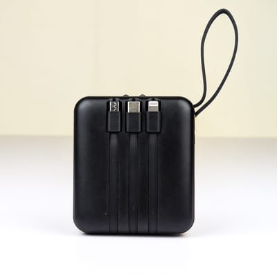 Smart Fast Charge Power Bank (10000mAh, Multi Cable Built-in)_img_2