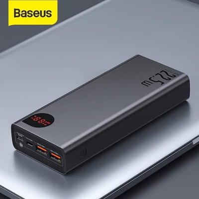 Baseus Adaman 20000mAh 22.5W Metal Power Bank with Digital Display – Black_img_1