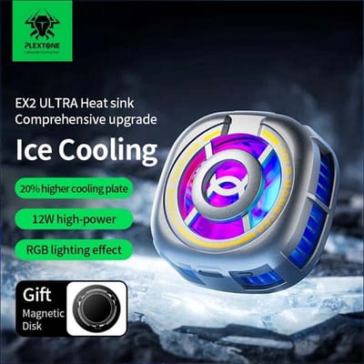 Plextone EX2 Ultra RGB Magnetic Radiator Phone Cooler_img_1