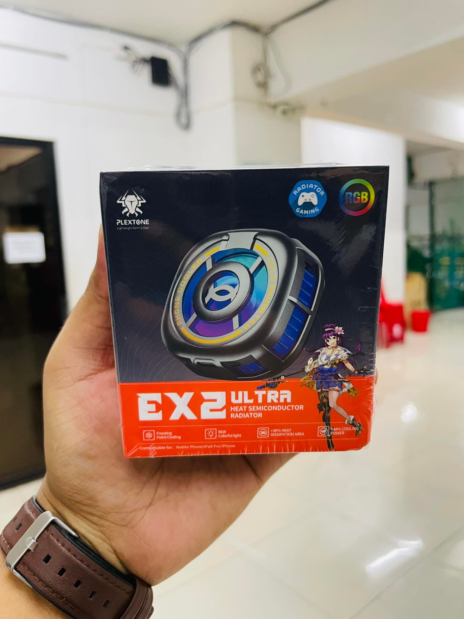 Plextone EX2 Ultra RGB Magnetic Radiator Phone Cooler