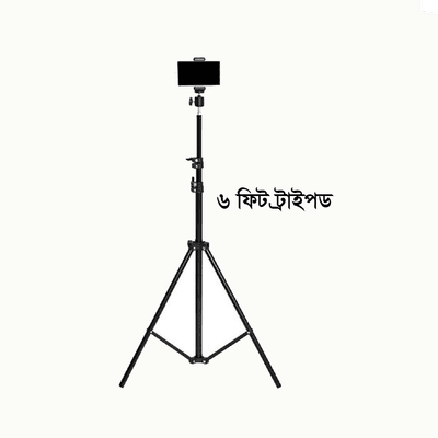 6 Fit Tripod Stand +10" Ring Light + K8 Microphone_img_3