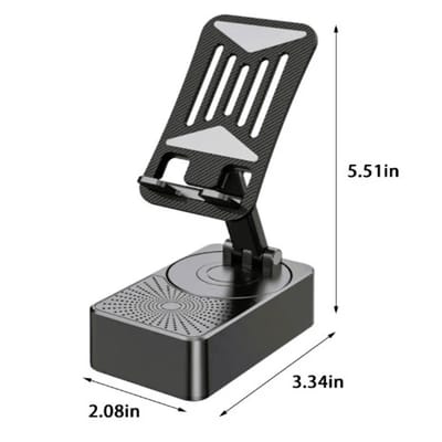 3 in1 Portable Foldable Mobile Phone Holder with Bluetooth Speaker_img_1