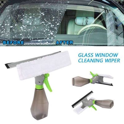 3 In 1 Glass Cleaning with Spray Bottle Wipe_img_1