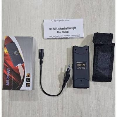 Self Defense Stun Gun Portable Mini Flashlight_img_3