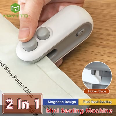 2 in 1 Rechargeable Mini Plastic Bag Sealing Machine_img_1