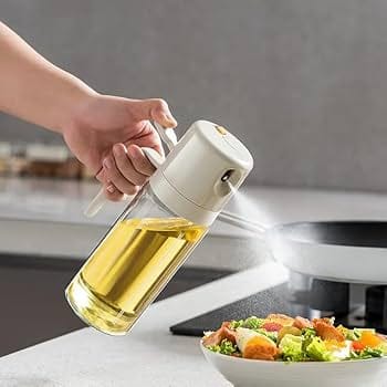 Dual Function Oil Dispenser Sprayer Misting Bottle || oil spray_img_3