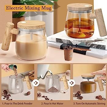 Automatic Self Stirring Mug || Mixer Cup_img_3
