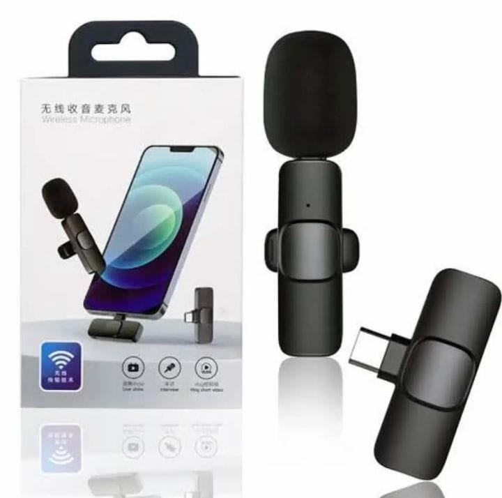 K8 Collar Wireless Microphone for Type C Mobiles