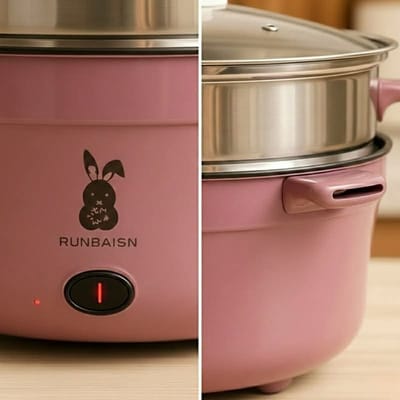 RUNBAISN cooking pot 5.2 liter ইলেকট্রিক কুকার_img_4