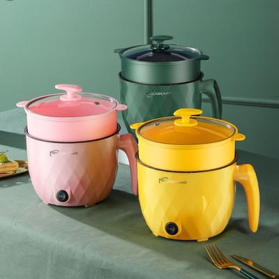 1.8 Ltr Non stick electric cooking pot with steam_img_0