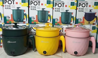 1.8 Ltr Non stick electric cooking pot with steam_img_1