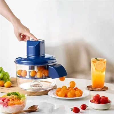 Automatic Vegetable Peeling Machine, Rechargeable Electric Fruit and Vegetable Peeler Suitable for Grapes, Cherry Tomatoes, Garlic_img_3