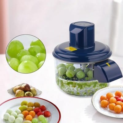 Automatic Vegetable Peeling Machine, Rechargeable Electric Fruit and Vegetable Peeler Suitable for Grapes, Cherry Tomatoes, Garlic_img_4