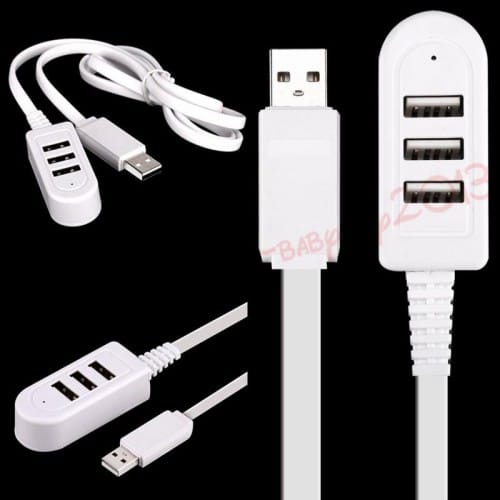 USB Charging Cable Port 3in1 HUB