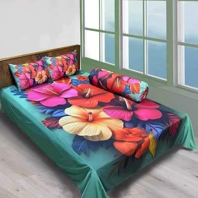 Primium 3D Bedsheet Four Piece Set_img_0