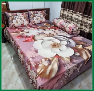 Primium 3D Bedsheet Four Piece Set_img_0