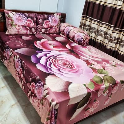 Primium 3D Bedsheet Four Piece Set_img_0