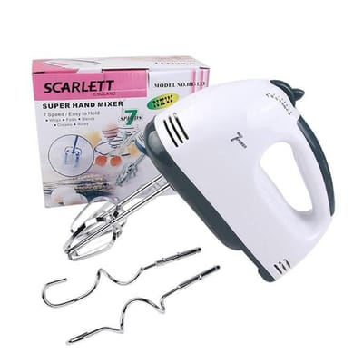 Scarlett Super Hand Mixer HE-133 – শক্তিশালী 260W মোটর ও ৭ স্পিড কন্ট্রোলসহ হ্যান্ড মিক্সার_img_0