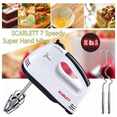Scarlett Super Hand Mixer HE-133 – শক্তিশালী 260W মোটর ও ৭ স্পিড কন্ট্রোলসহ হ্যান্ড মিক্সার_img_1