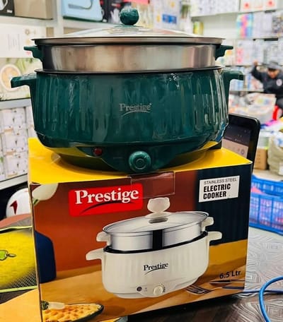 Prestige Electric Multicooker Multifunctional Rice Cooker Frying Pan 6.5 Litre_img_2