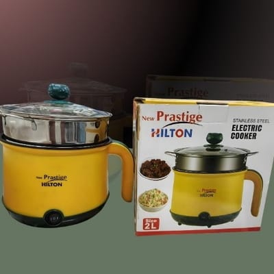 Prestige Hilton Stainless Steel Electric Cooker – 2 Liter_img_1