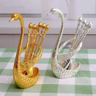 Swan spoon stand holder set_img_1