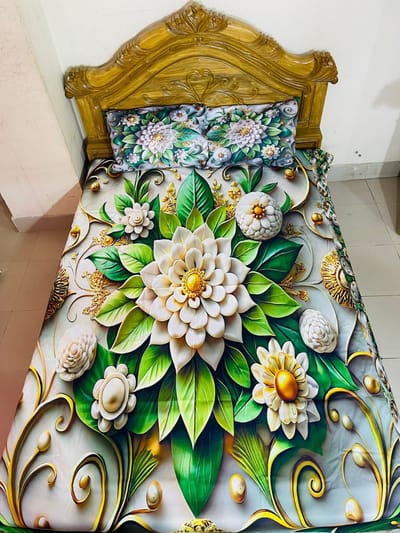Primium 3D Bedsheet Four Piece Set_img_0