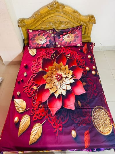 Primium 3D Bedsheet Four Piece Set_img_0