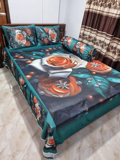 Primium 3D Bedsheet Four Piece Set_img_0
