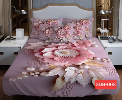 Primium 3D Bedsheet Four Piece Set_img_0