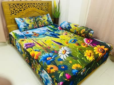 Primium 3D Bedsheet Four Piece Set_img_0