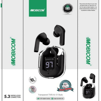 Mobicom Transparent Tws Air 31 Wireless Bluetooth Earbuds_img_5