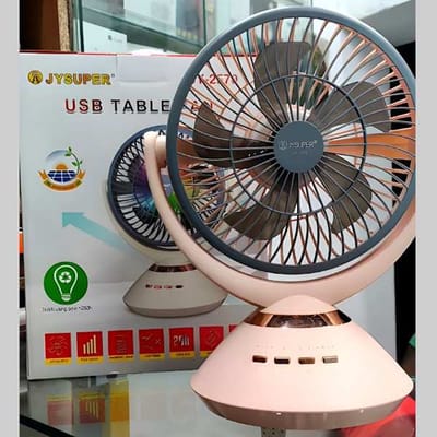 Joy Super JY-2570 USB Rechargeable Portable Table Fan_img_0