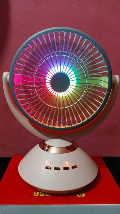Joy Super JY-2570 USB Rechargeable Portable Table Fan_img_2