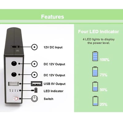 WGP mini UPS input 12v output 5/9/12V (10400mAh) Free Home Delivery_img_4