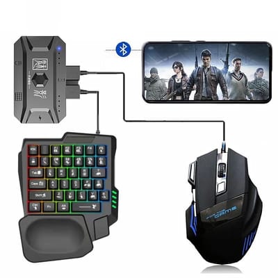 5 in 1 Mobile Game Combo Pack ( Phone Mouse Keyboard)_img_0