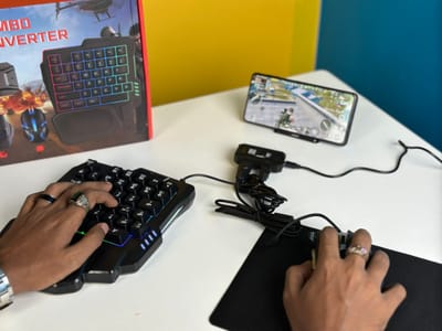 5 in 1 Mobile Game Combo Pack ( Phone Mouse Keyboard)_img_1