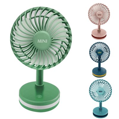 Usb Rechargeable 500Mah Mini Electric Fan Or Cooler Desktop Fan_img_2