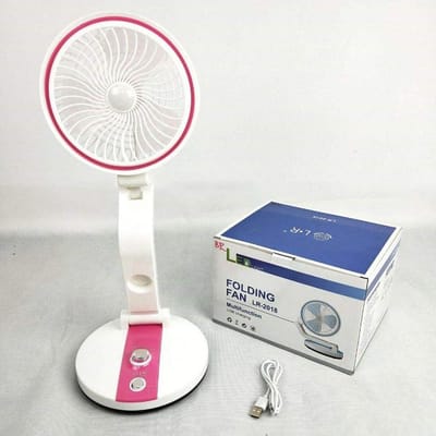 LR fan (Adjustable rechargeable folding fan with led light)_img_1